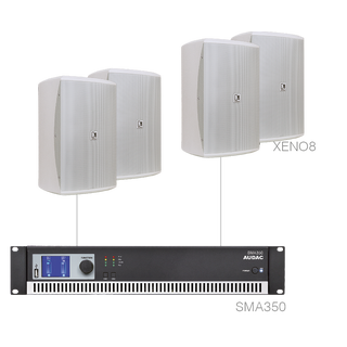 Festa8.4, 4x Xeno8 + SMA350 Installasjonspakke - 60m2 - Hvit